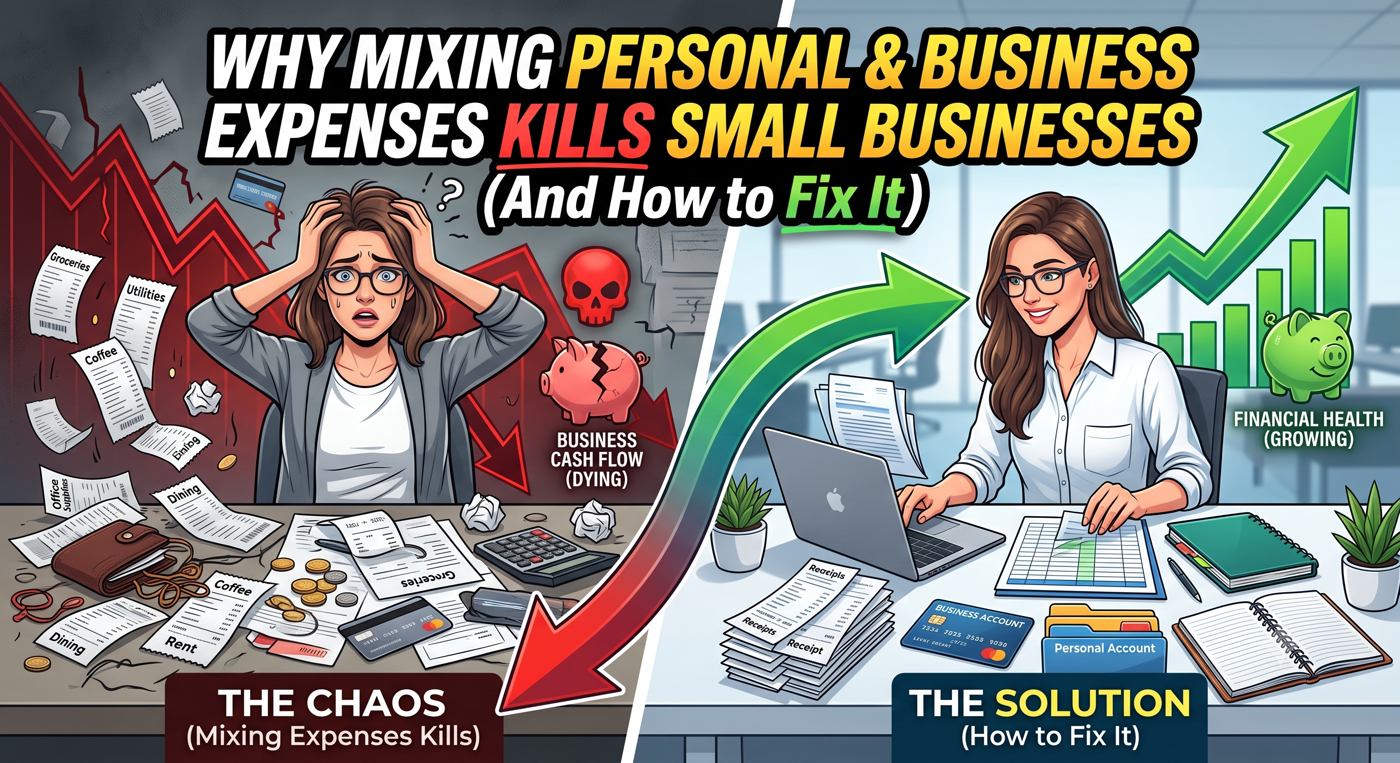 Why Mixing Personal and Business Expenses Kills Small Businesses